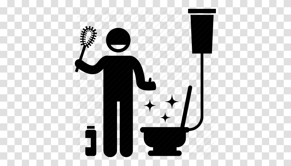 Image Result For Toilet Cleaning Clipart Work, Silhouette, Leisure Activities, Piano, Musical Instrument Transparent Png