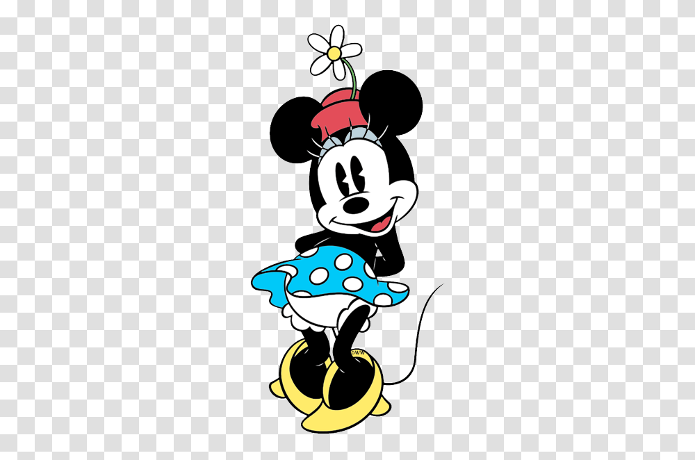 Image Result For Vintage Minnie Mouse Coloring Pages Disney, Stencil Transparent Png
