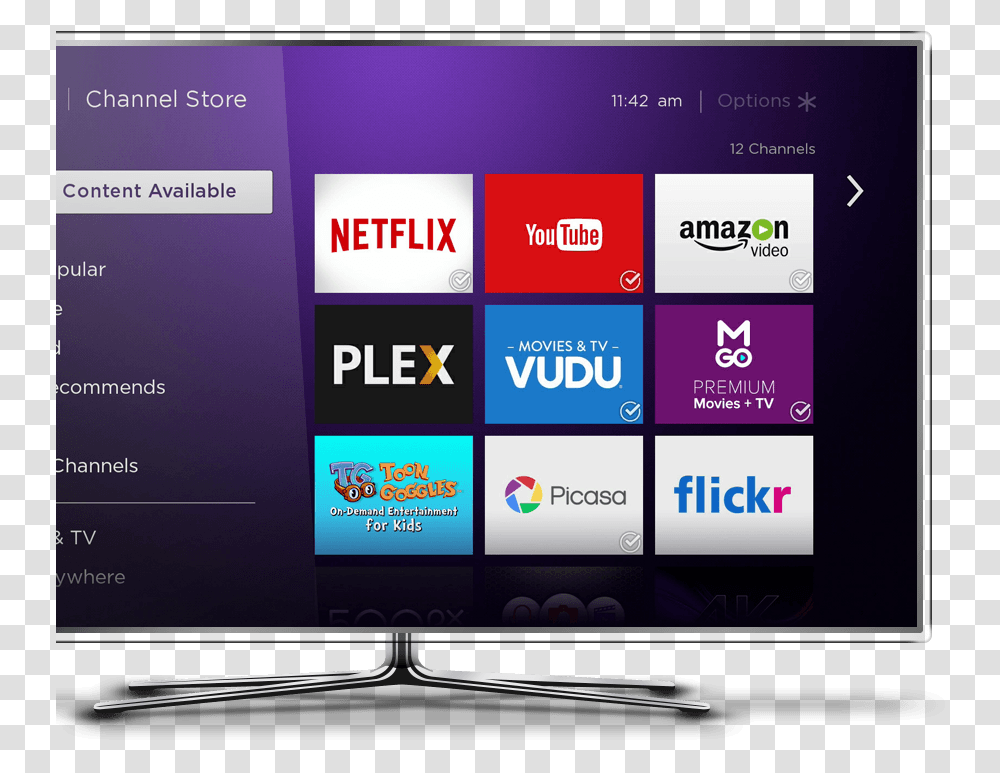 Image Roku Tv Screen, Monitor, Electronics, Display, Television Transparent Png