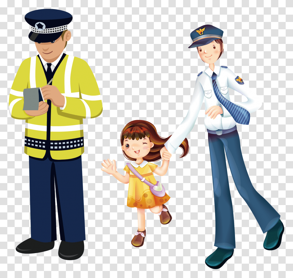 Image Royalty Free Stock Car Alarm Control Traffic Police Man, Person, People, Family, Cleaning Transparent Png