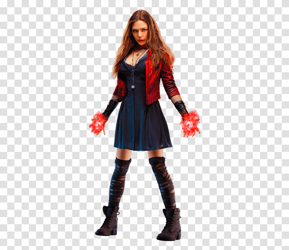 Image Scarlet Witch Scarlet Witch Costume, Person, Coat, Jacket Transparent Png