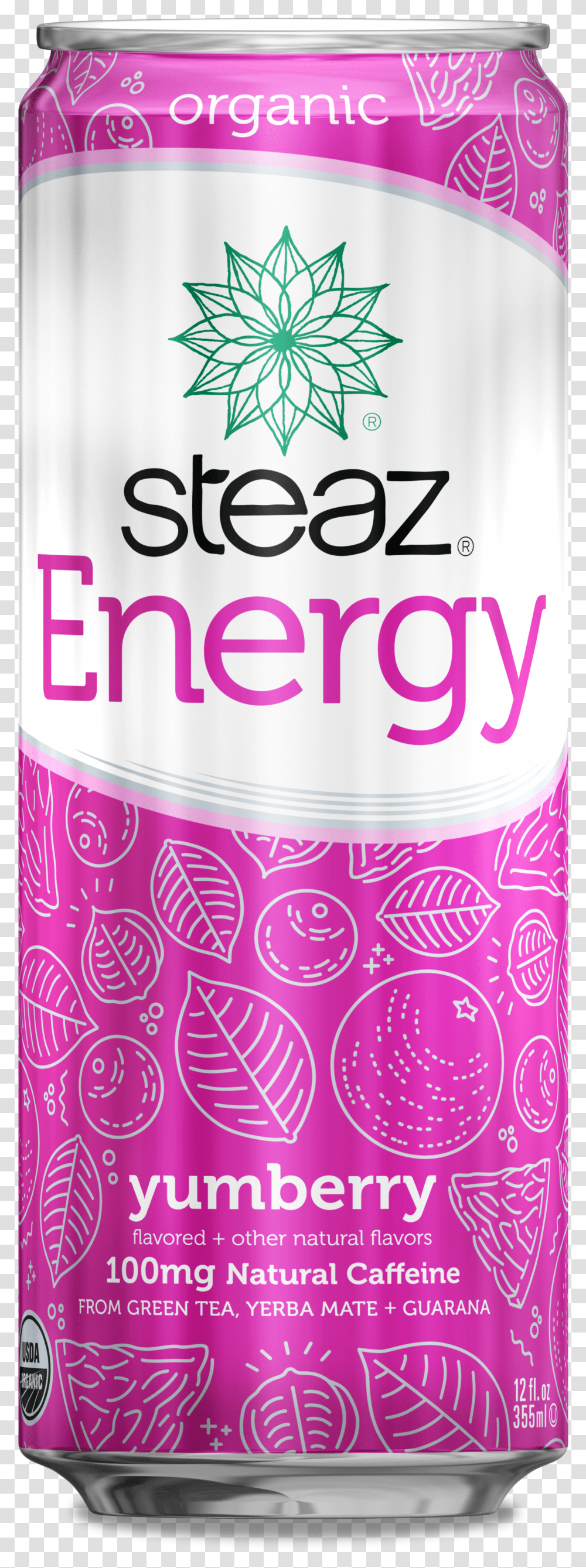 Image Steaz Energy Drink Transparent Png