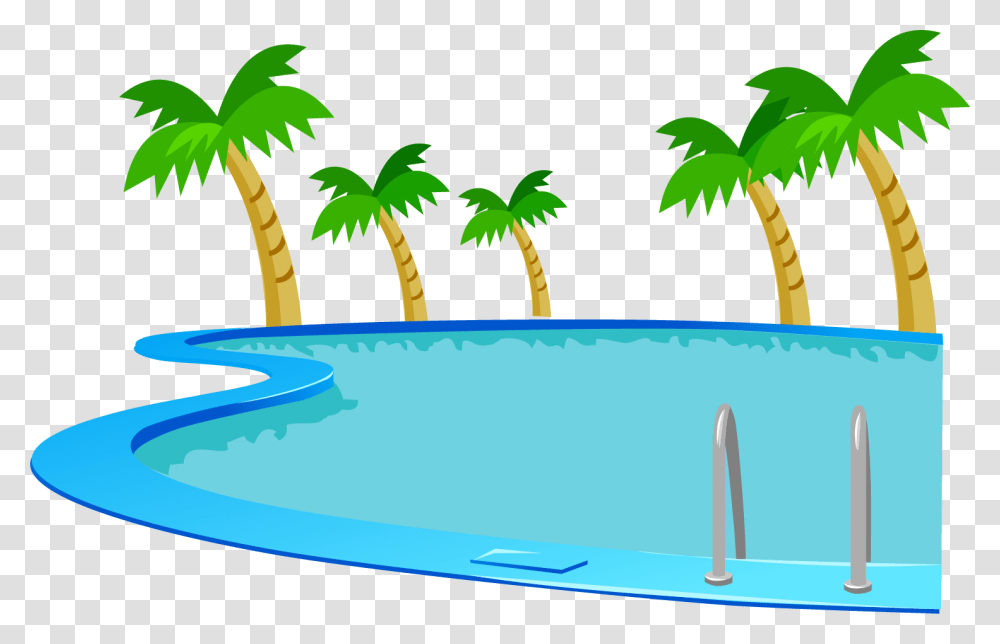 Image Stock Clipart Swimming Pool Pool Clipart, Water, Outdoors, Tree, Plant Transparent Png