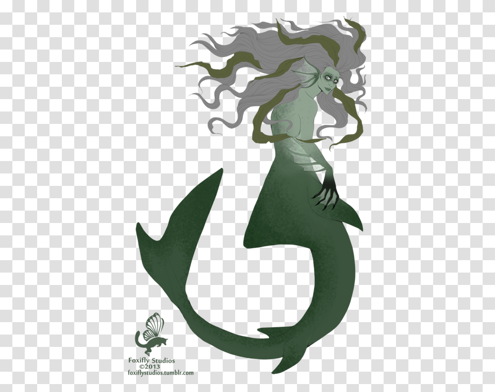 Image Story Mermaid, Green Transparent Png