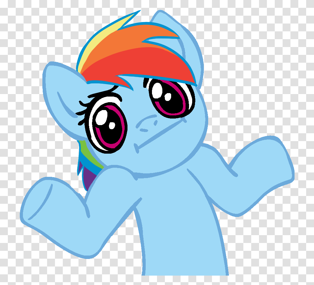 Image Tagged In Shrugs Rainbow Dash I Don't Know, Animal, Amphibian, Wildlife Transparent Png