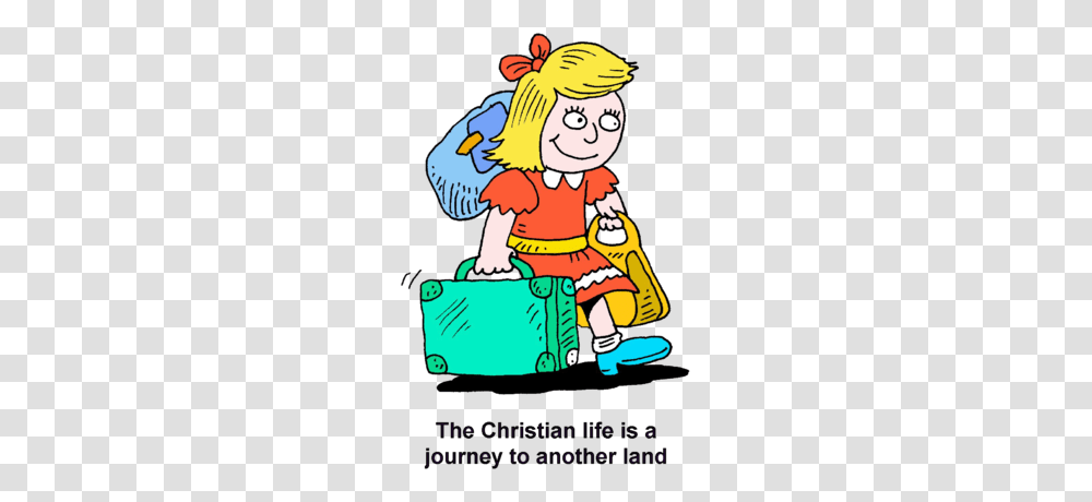 Image The Christian Life Is A Journey To Another Land, Poster, Advertisement, Elf Transparent Png