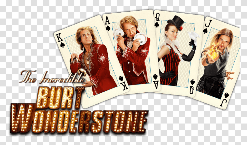 Image The Incredible Burt Wonderstone, Person, Advertisement, Poster Transparent Png