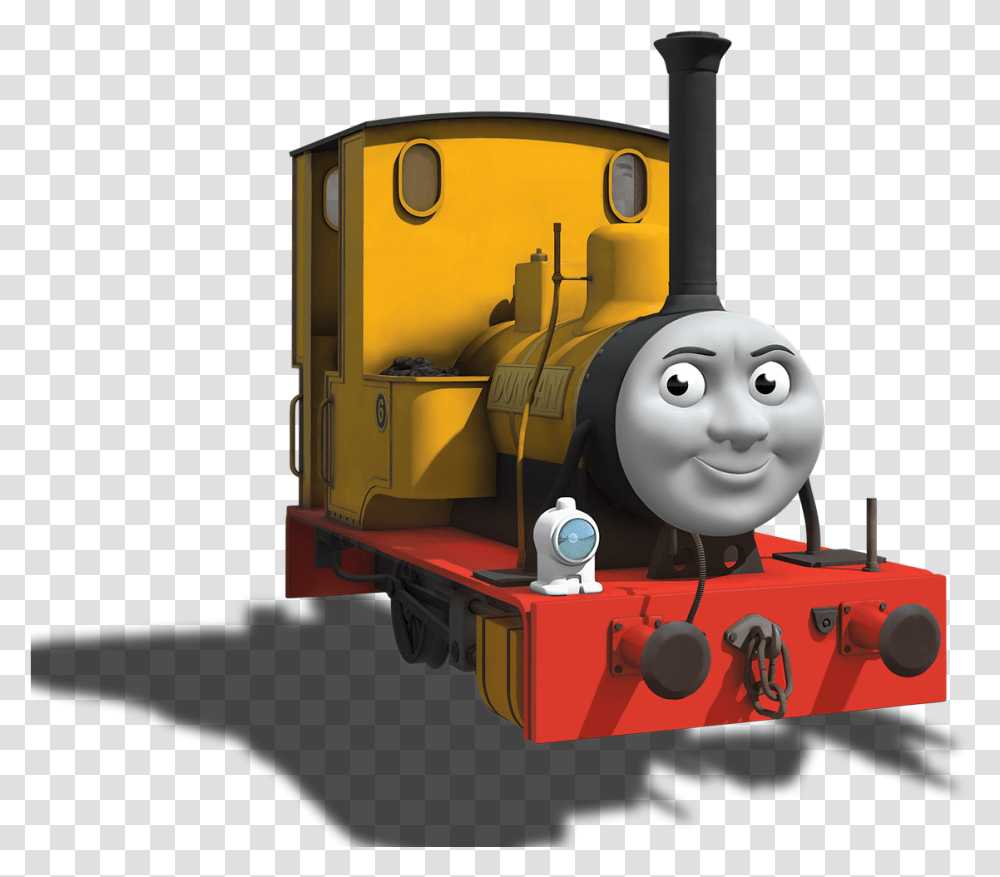 Image Thomas And Friends Yellow Train Name, Locomotive, Vehicle, Transportation, Engine Transparent Png