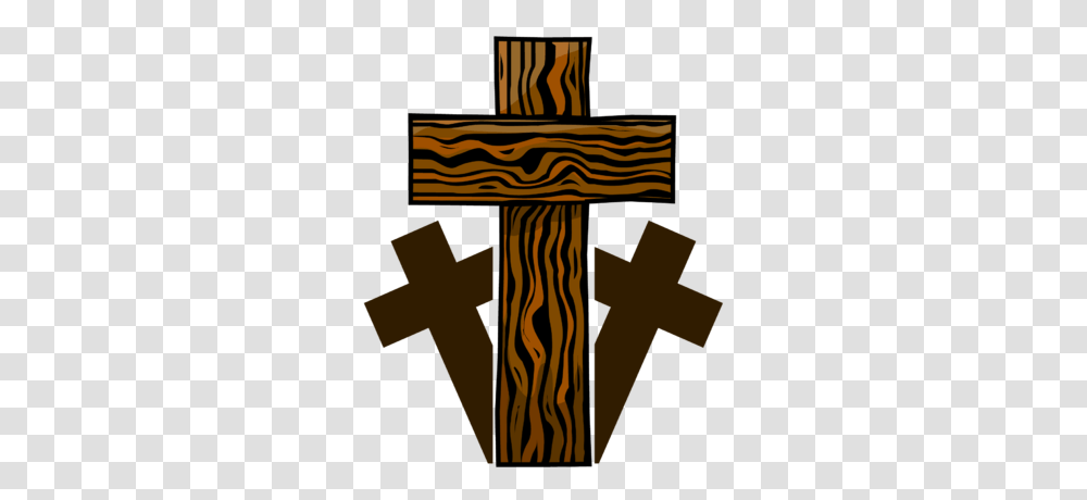 Image Three Wooden Crosses Cross Image, Crucifix, Emblem, Zebra Transparent Png