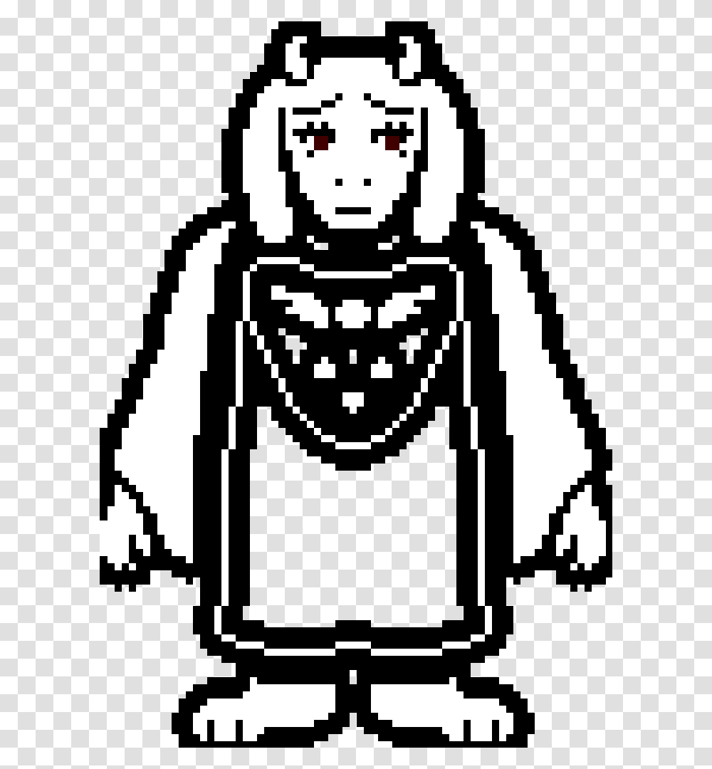 Image Toriel Undertale, Stencil, Indoors, Cross Transparent Png