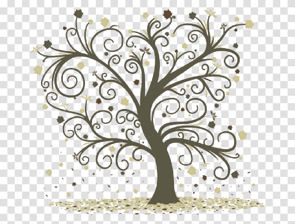 Image Tree Vector, Floral Design, Pattern Transparent Png