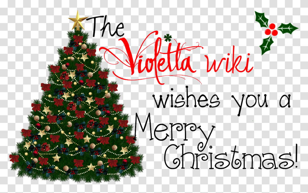 Image Violetta Wiki Fandom Merry Christmas Wishes Tree, Plant, Christmas Tree, Ornament, Star Symbol Transparent Png