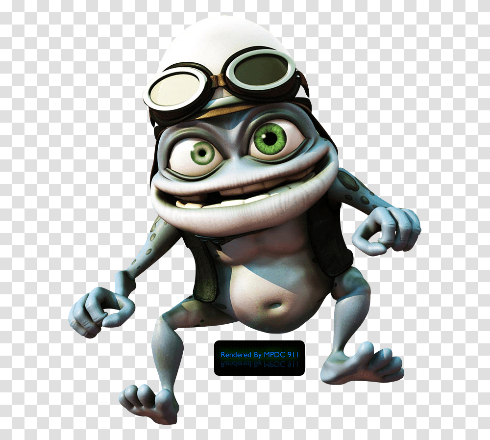 Image With Background Crazy Frog, Figurine, Toy, Goggles, Accessories Transparent Png