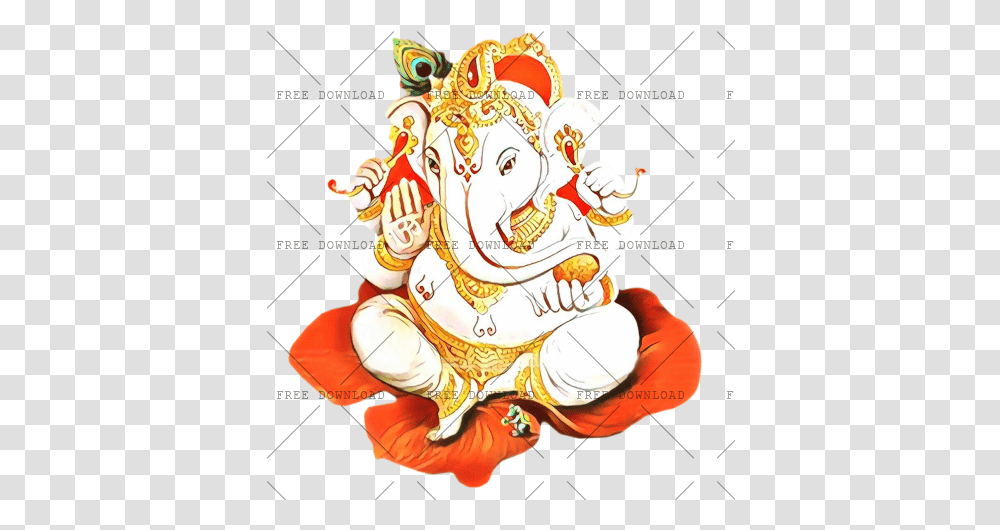 Image With Background Ganesh Free Download, Person, Performer, Graphics, Art Transparent Png