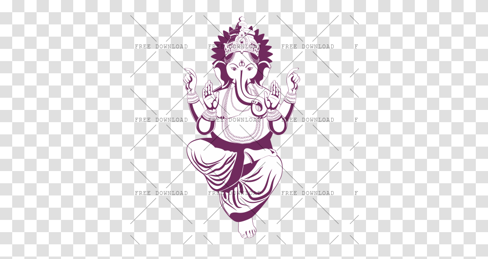 Image With Background Ganesha, Person, Performer, Leisure Activities, Art Transparent Png
