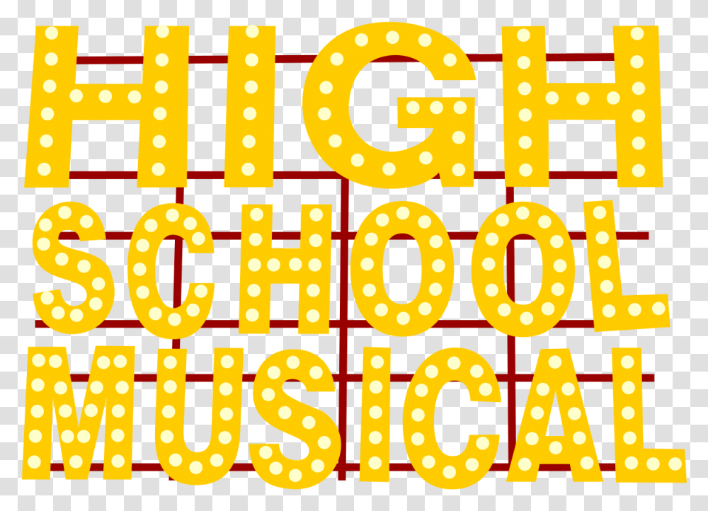 Image With Background High School Musical Logo, Number, Symbol, Text, Alphabet Transparent Png