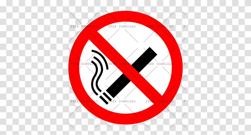Image With Background No Smoking Sign, Symbol, Road Sign, Stopsign Transparent Png