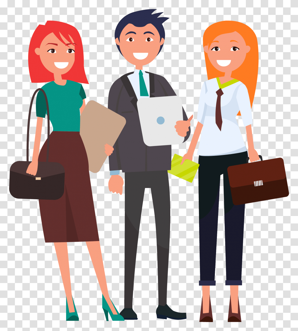 Image Working Man Vector, Person, Student, Female, People Transparent Png