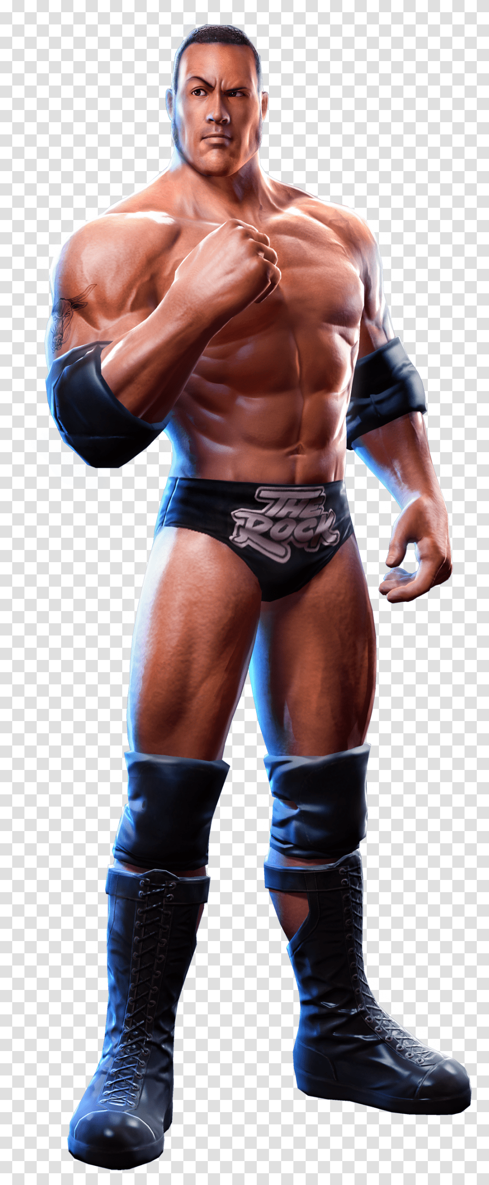 Image Wwe All Stars The Rock, Person, Human, Arm, Shoe Transparent Png