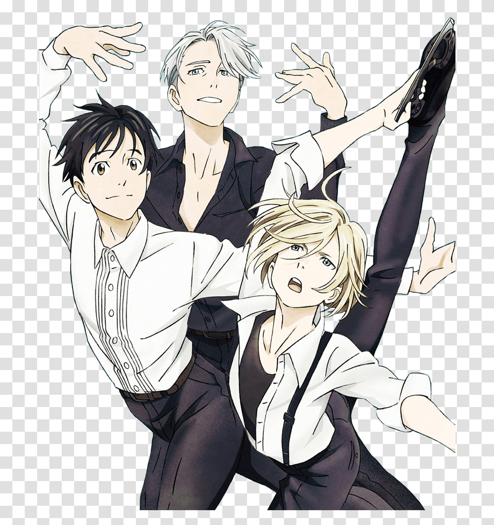 Image Yuri On Ice Official Guide Book, Manga, Comics, Person, Human Transparent Png