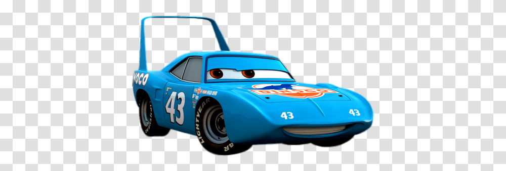 Imagem Carros Disney Cars The King, Race Car, Sports Car, Vehicle, Transportation Transparent Png