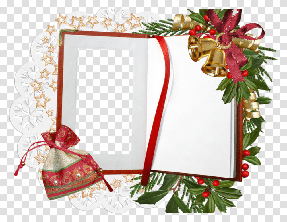 Imagem Christmas Frame 125 Imagens De Natal Grtis, Plant, Text, Floral Design, Pattern Transparent Png