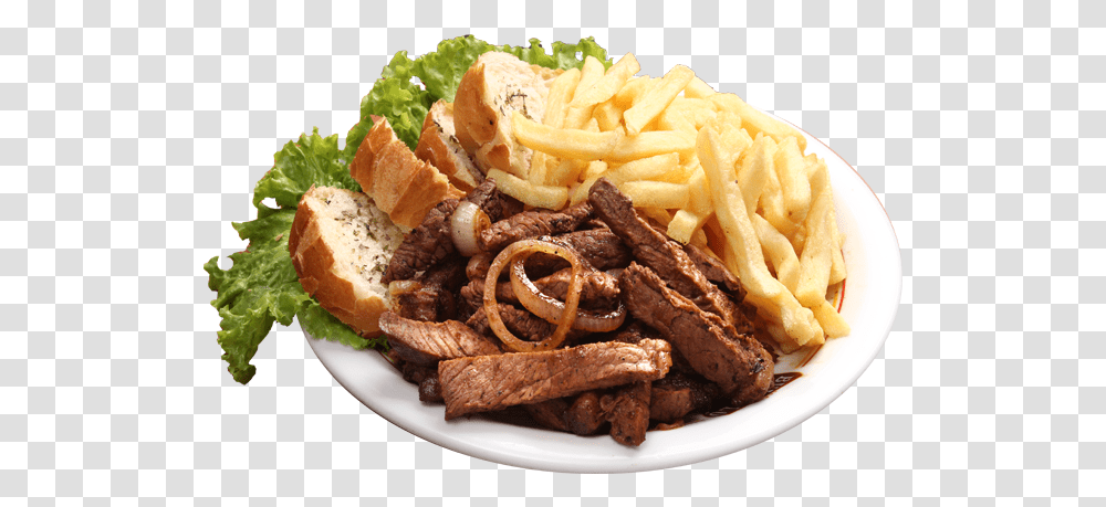 Imagem Combo Picanha Acebolada E Fritas Pork Steak, Fries, Food, Meal, Dish Transparent Png