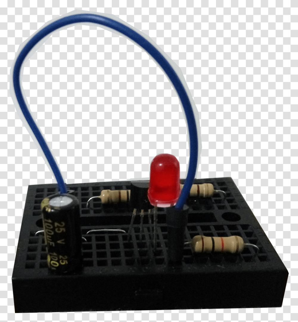 Imagen Con Transparencia De Circuito Con Un Transistor Electrical Connector, Lawn Mower, Tool, Electronics, LED Transparent Png