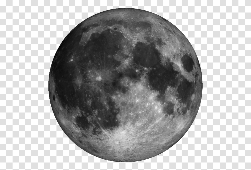 Imagen De Luna En Fondo Blanco, Moon, Outer Space, Night, Astronomy Transparent Png