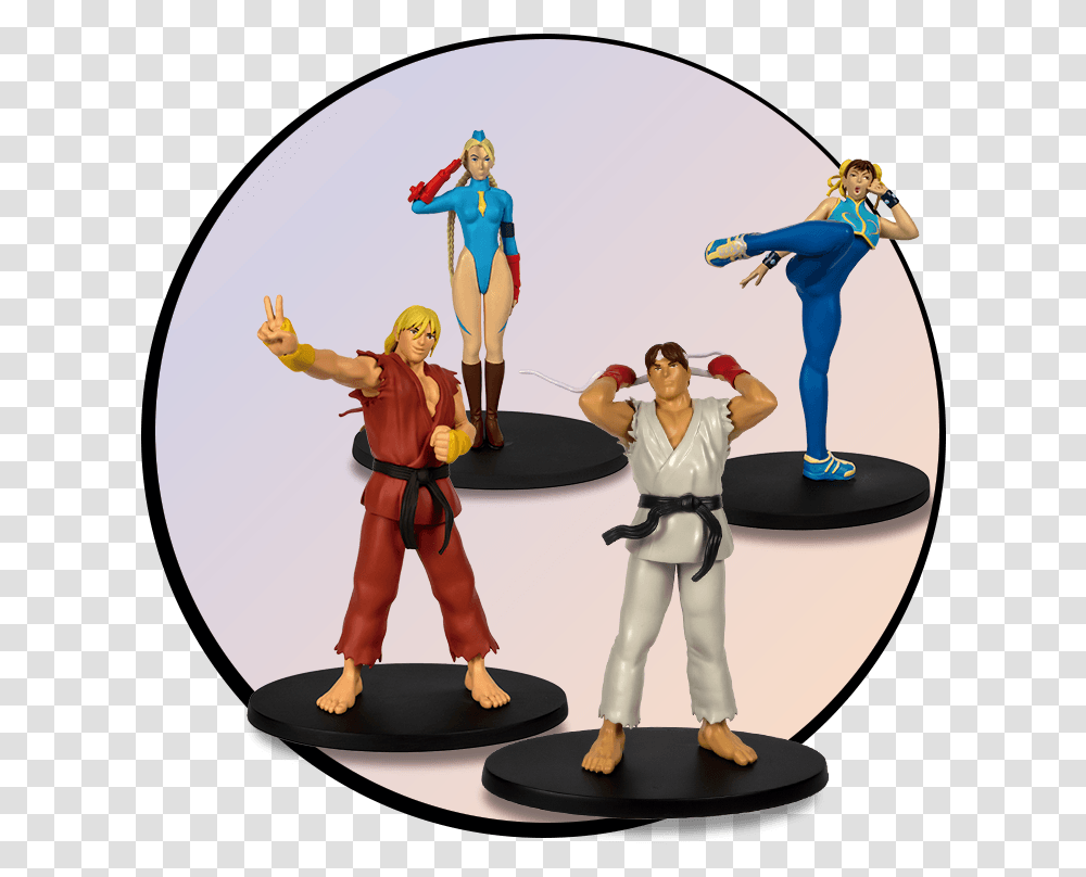 Imagen Figurine Altaya Street Fighter, Person, Sport, Shoe, Hand Transparent Png