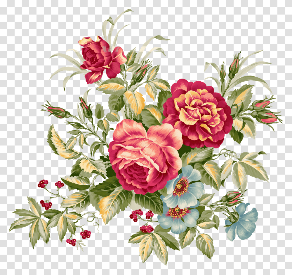 Imagen Flores Rosas Vintage Vintage Flowers, Plant, Blossom, Floral Design, Pattern Transparent Png