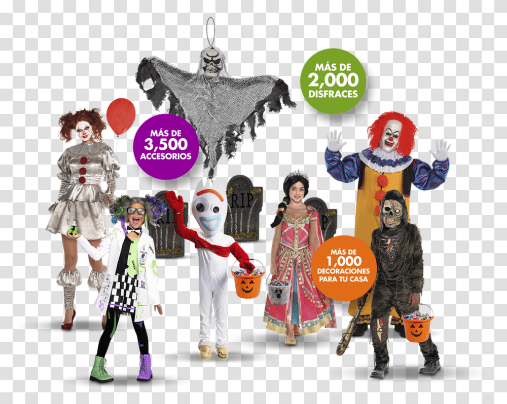 Imagen Party City Disfraces Mexico, Person, Performer, Costume, Poster Transparent Png