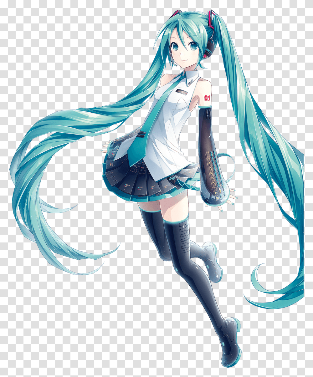 Imagenes De Hatsune Miku, Manga, Comics, Book, Person Transparent Png