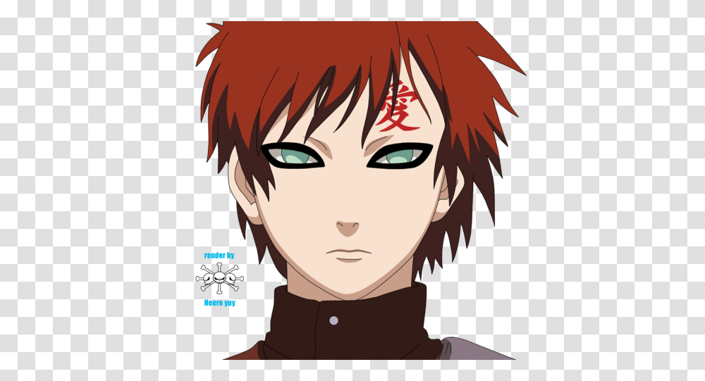 Imagenes De Naruto Gaara Uploaded, Face, Person, Human, Manga Transparent Png