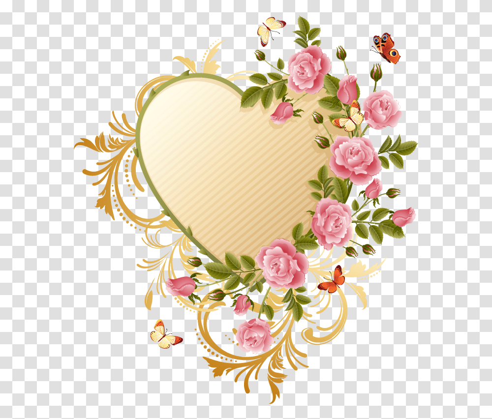 Imagenes De Rosas Con Mariposas, Floral Design, Pattern Transparent Png