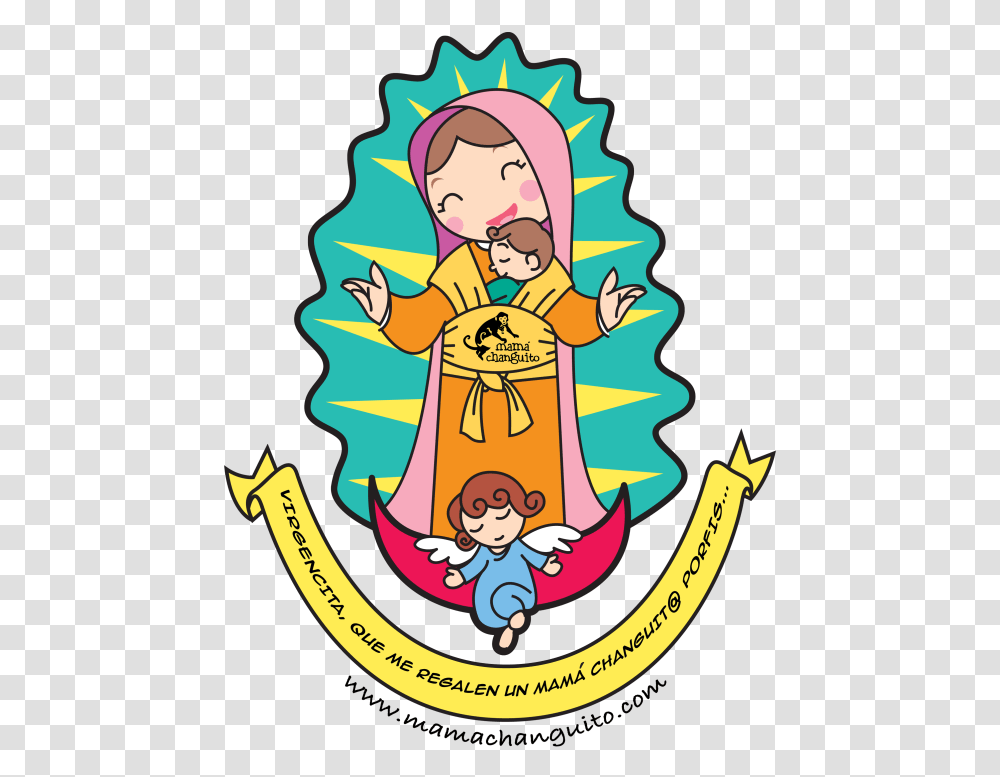 Imagenes Infantiles De Virgen De Guadalupe, Poster, Advertisement, Logo Transparent Png