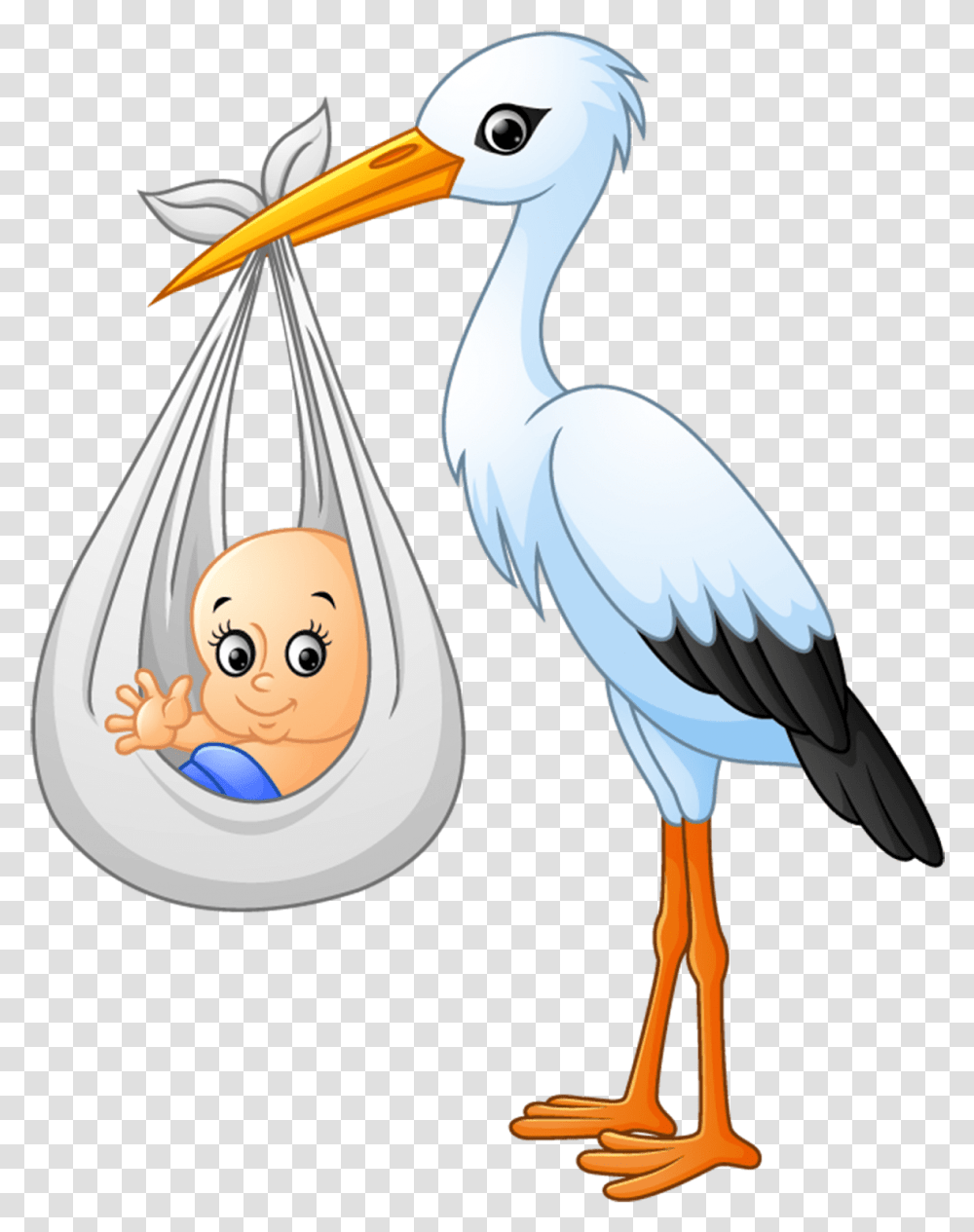 Imagens De Cegonhas Para Photoshop Hello Kitty Cute Stork, Animal, Bird, Waterfowl, Crane Bird Transparent Png