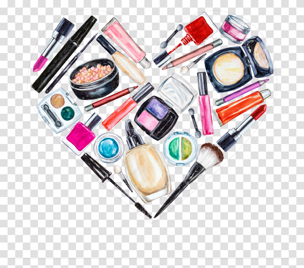 Imagens De Desenho De Maquiagem, Cosmetics, Lipstick, Face Makeup Transparent Png
