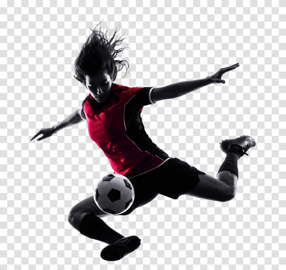 Imagens De Mulher Jogando Bola, Person, Human, Soccer Ball, Football Transparent Png