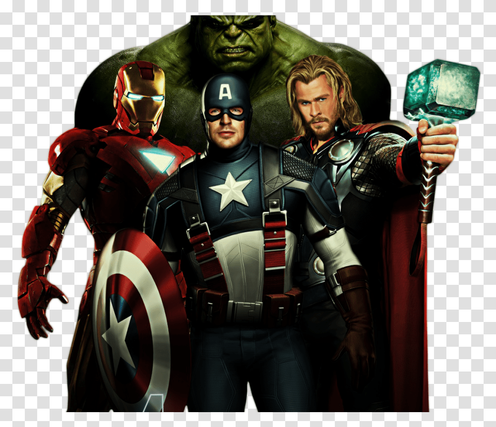 Imagens Para Montagens Digitais Hulk Ironman Thor Captain America, Person, Costume, Sunglasses, Helmet Transparent Png