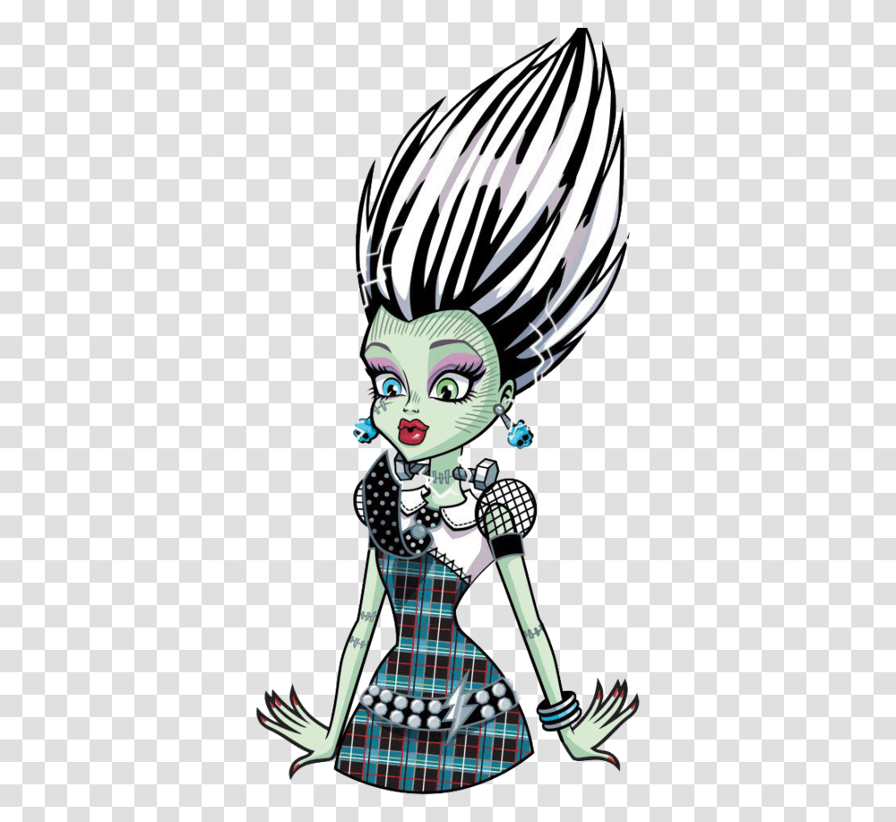 Images About Frankie Stein Monster High Frankie Stein Earrings, Person, Tartan, Porcelain Transparent Png