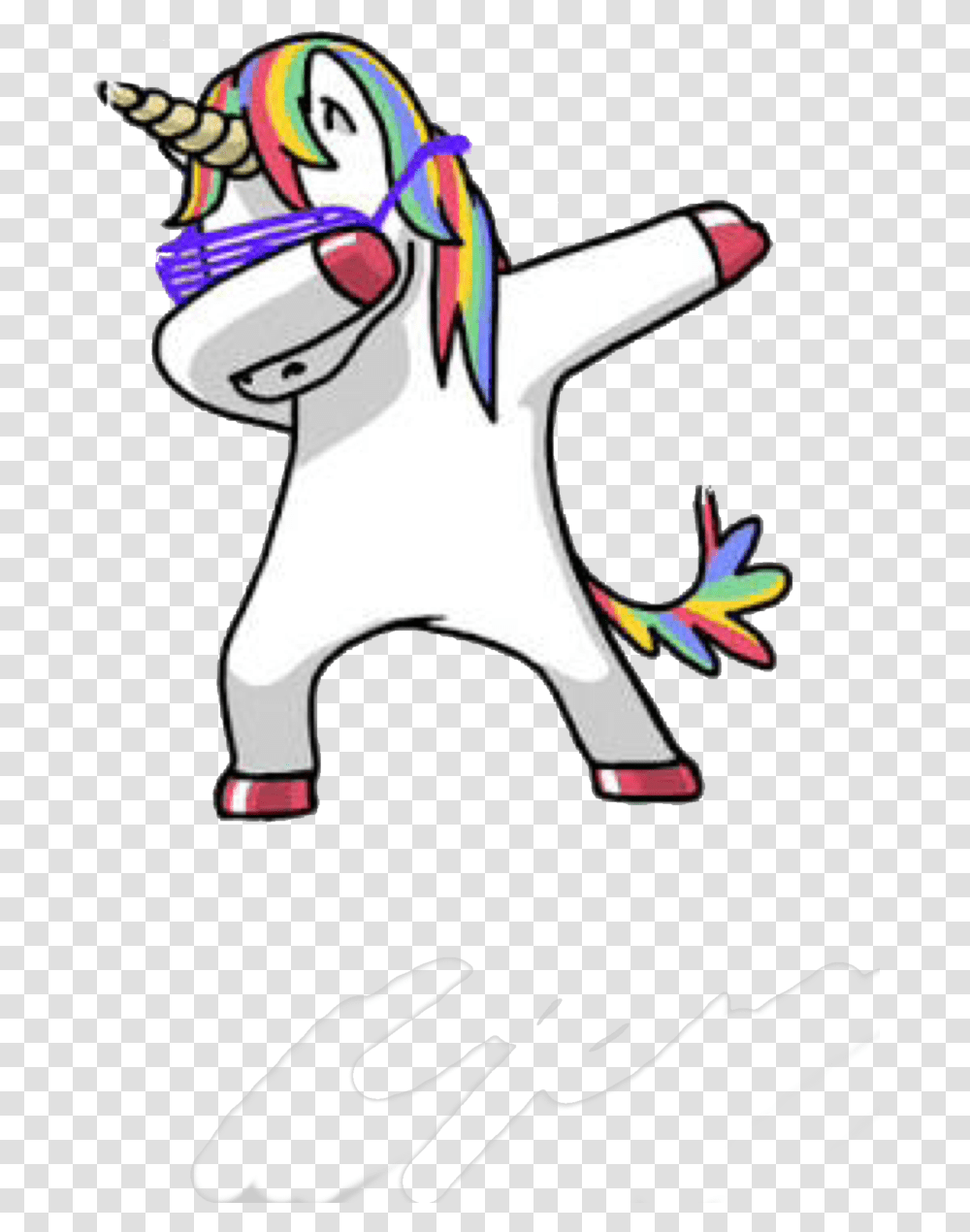 Images About Memes On We Heart It Dabbing Unicorn Background, Label, Logo Transparent Png