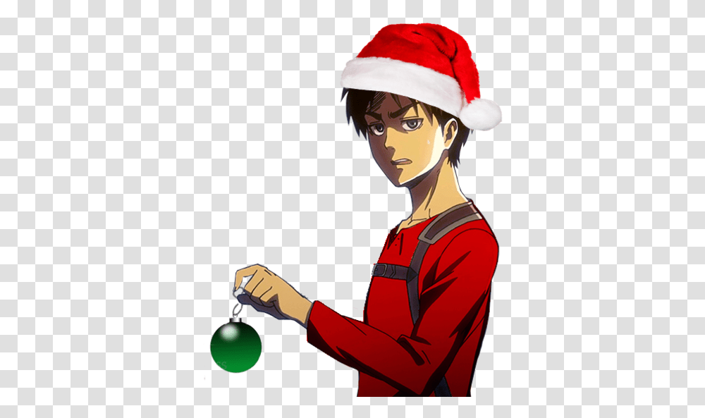 Images About Natal Eren Jaeger Christmas, Person, Human, Sleeve, Clothing Transparent Png