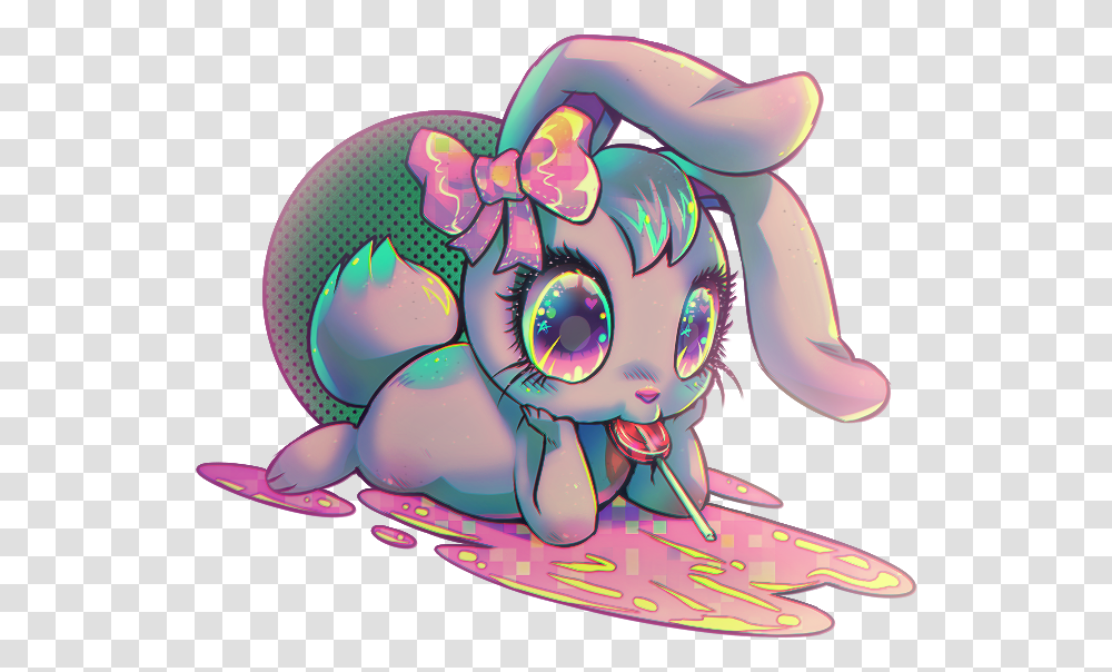 Images About Pastel Goth Anime On We Heart It Cartoon, Toy, Animal, Invertebrate Transparent Png