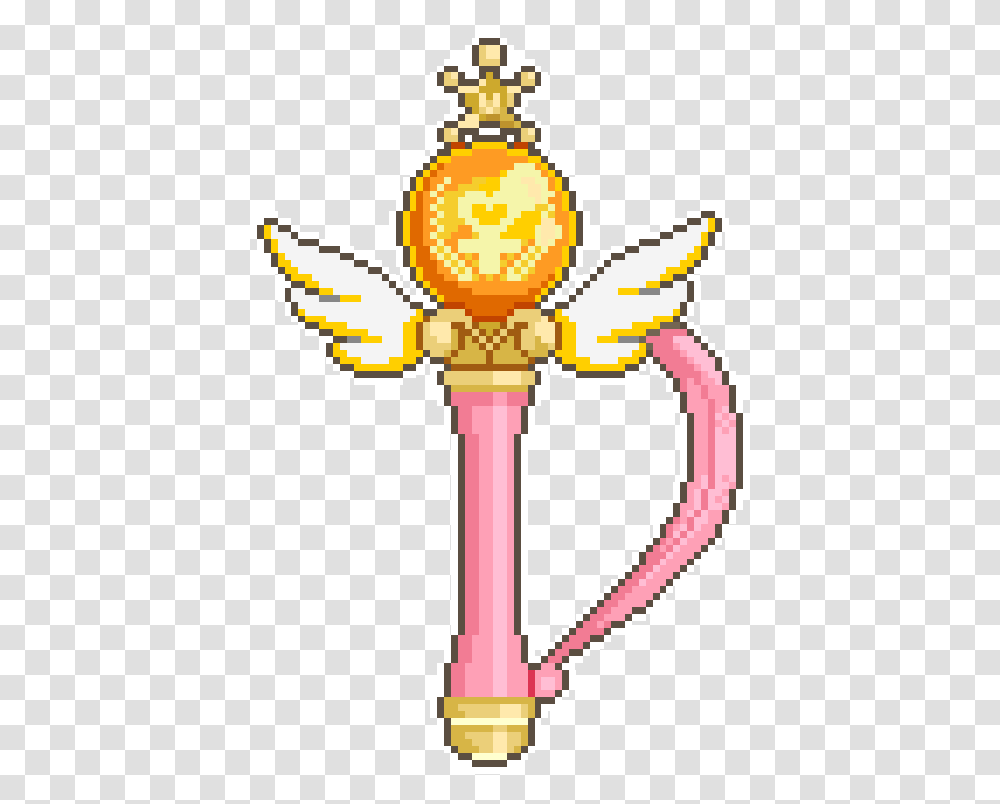 Images About Sailor Moon Sailor Moon Pixel Gif, Cross, Symbol, Rattle, Musical Instrument Transparent Png