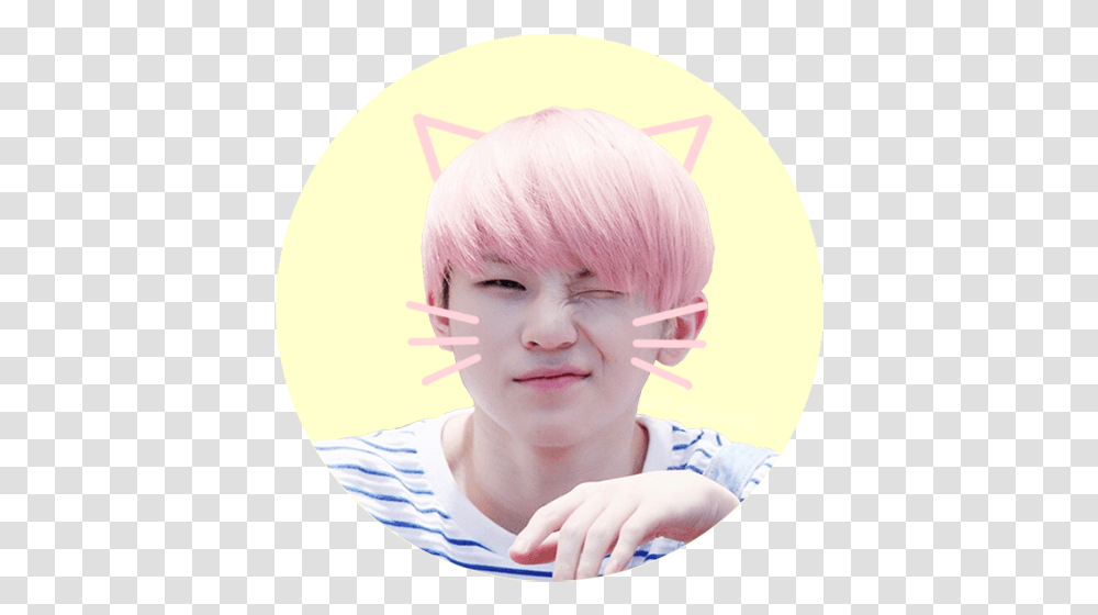 Images About Seventeen Seventeen Woozi Cat Aegyo, Hair, Wig, Person, Human Transparent Png