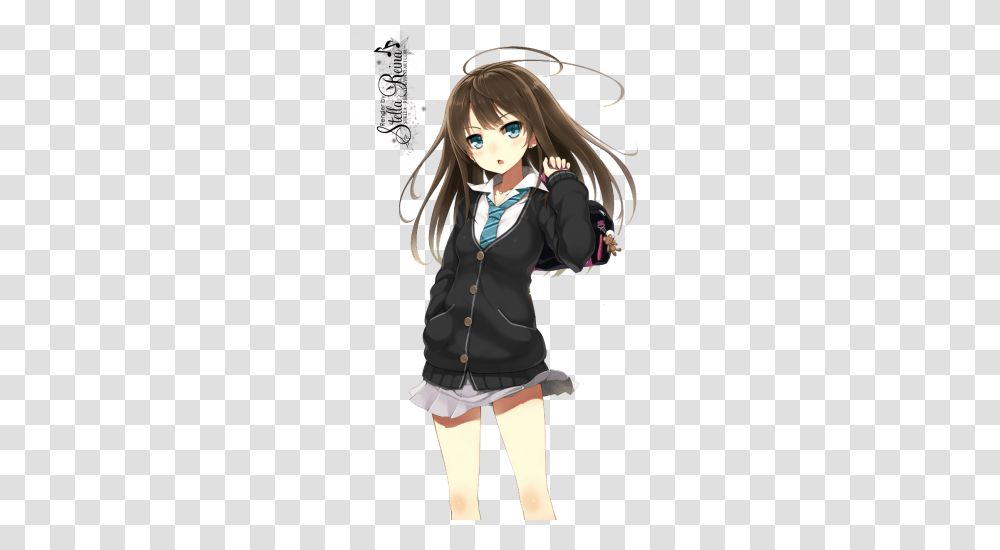 Images And Victor Graphics Get Anime Hd Girl With Background, Comics, Book, Manga, Clothing Transparent Png