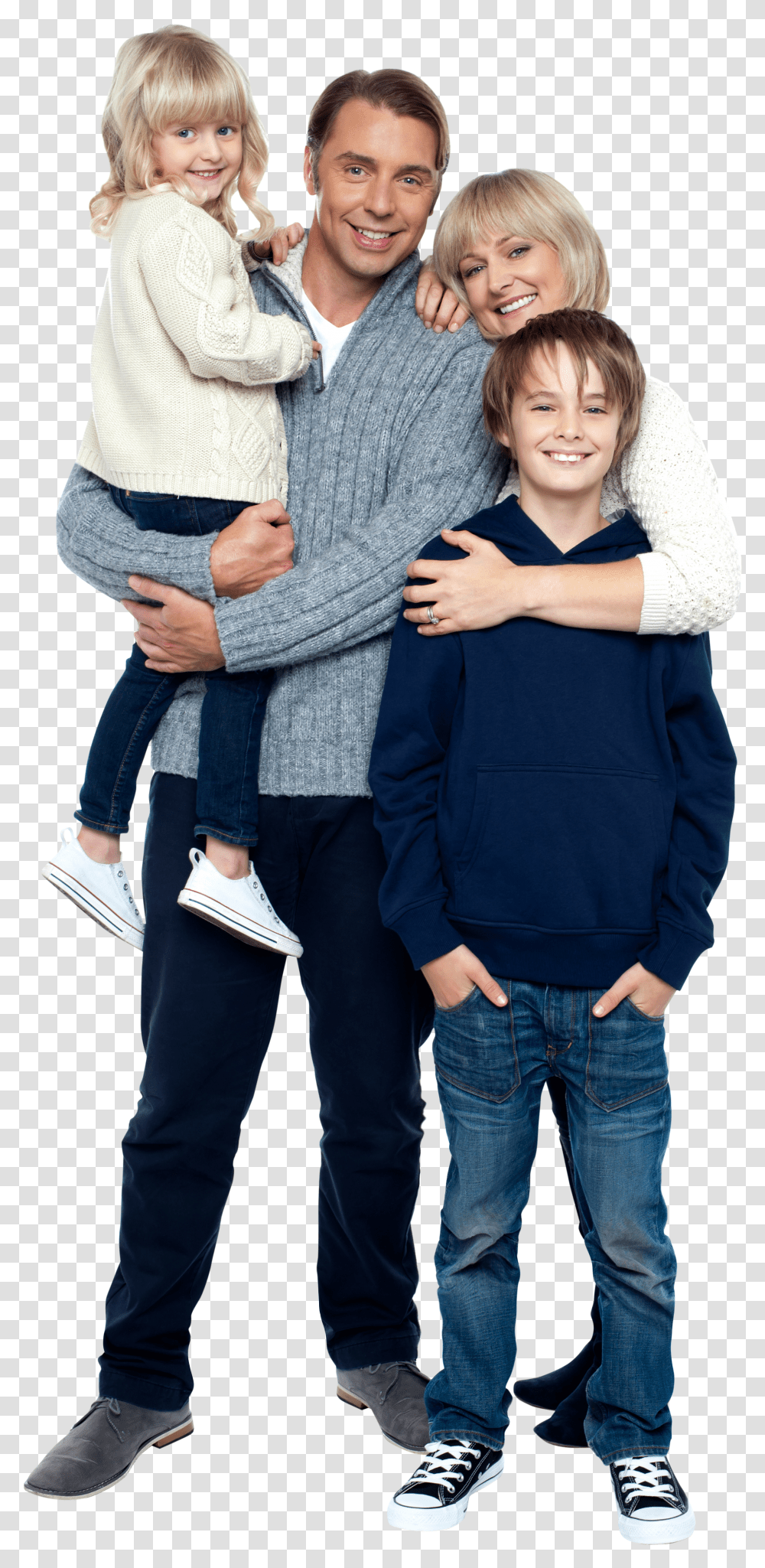 Images Background Family Posing Photo Transparent Png