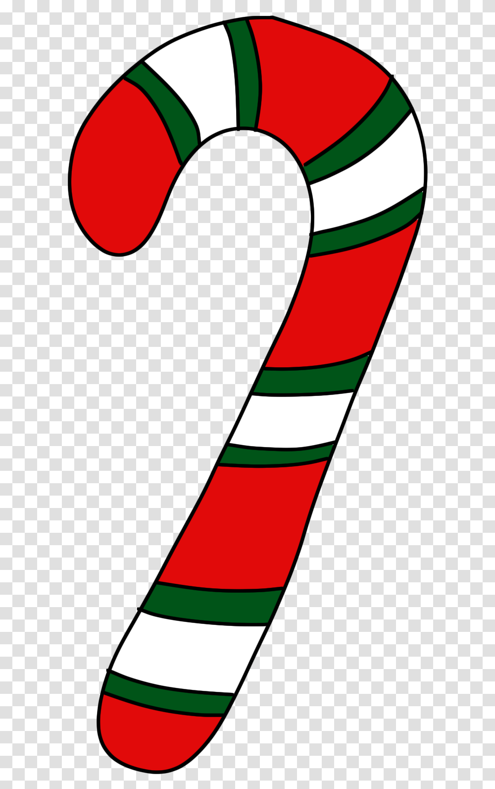 Images For Candy Cane Clipart Candy Cane Clipart, Label, Sock Transparent Png