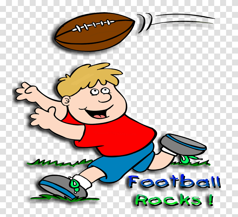 Images For Cartoon Kids Playing Football Kids Playing American Football Clipart, Person, Human, People Transparent Png